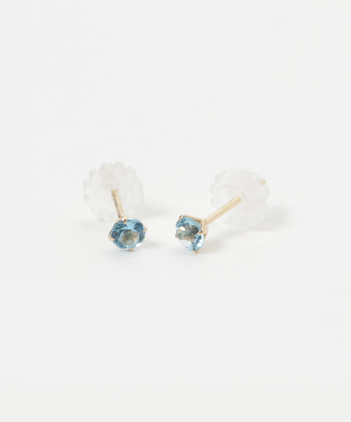 ANEMONE（アネモネ） ピアス 誕生石ピアス「K10」「11月：ブルー 