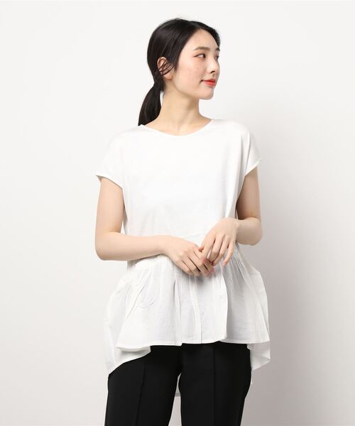 tシャツ Tシャツ ティアードノースリーブカットプルオーバー|ZOZOTOWN |03