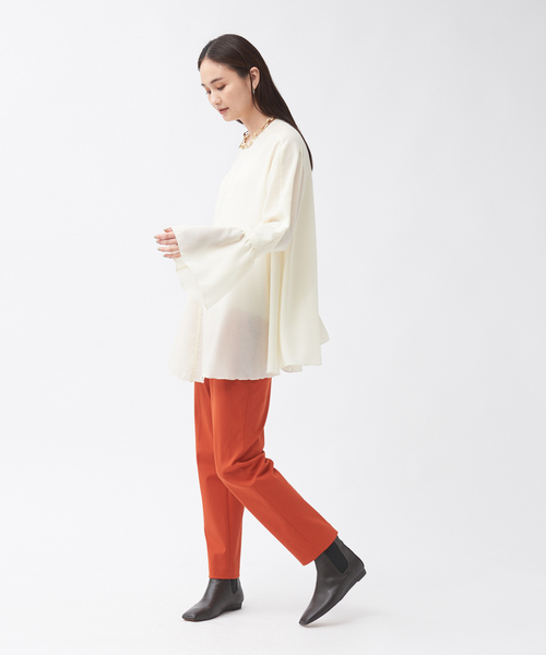 qualite（カリテ） パンツ 「定番」ストレッチシガレットパンツ