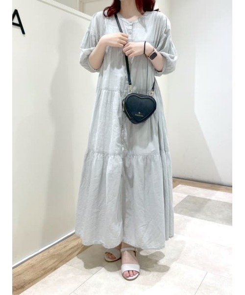 【美品】サマンサベガ ハートリボンモチーフ ショルダーバッグ 合成皮革 Samantha Vega ショルダーバッグ バッグ リボンモチーフ
