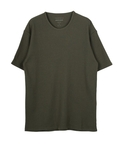 JIGGYS SHOP（ジギーズショップ） tシャツ ワッフル クルーネック
