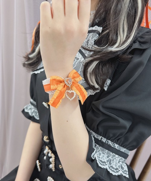 ROJITA（ロジータ） ブレスレット フリルリボンハートビジュ