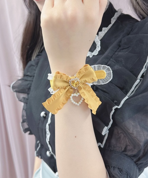 ROJITA（ロジータ） ブレスレット フリルリボンハートビジュ