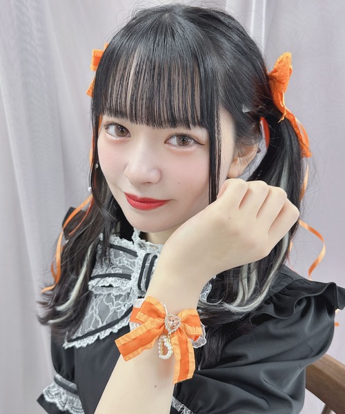 ROJITA（ロジータ） ブレスレット フリルリボンハートビジュ