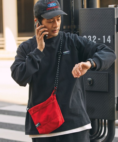 黒 ショルダーバッグ サコッシュ FASHION サコッシュ サコッシュバッグ メンズ レディース 小さめ ミニ 撥