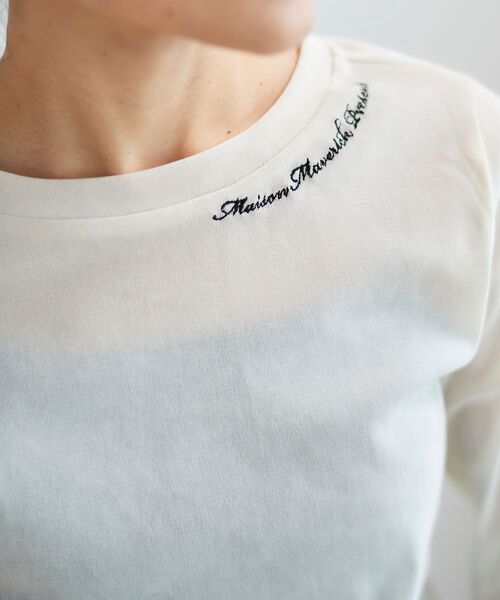 tシャツ MAISON MAVERICK ベロアロングT レディース tシャツ Tシャツ MAISON MAVERICK ベロアロングT