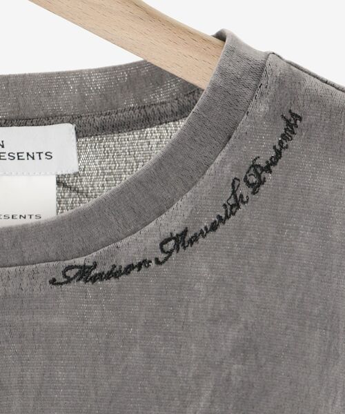 tシャツ Tシャツ MAISON MAVERICK ベロアロングT