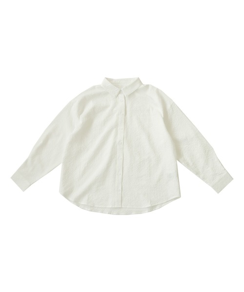 ブラウス シャツ サッカーシャツブラウス/洗える レディース SHOO・LA・RUE ブラウス シャツ 「洗える/S-LL」涼やかで好印象