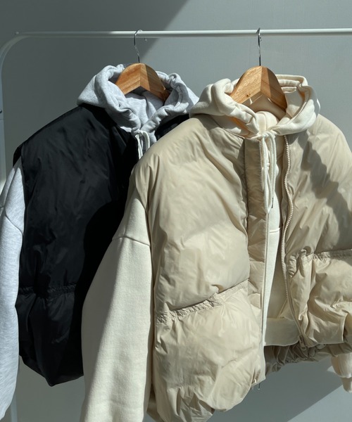 wee9s（ウィークス） パーカー egg short hoodie / エッグショート