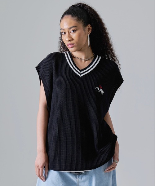 FUBU スウェット ベスト メンズ XXL 90s b系 古着 FUBU スウェット ベスト メンズ XXL 90s b系 古着 トップス