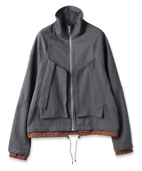 ジエダ　DRAPING CHINO ZIP JACKET ジャケット KIKUNOBU | KIKUNOBU TOKYO STAFF STYLING JACKET : JieDa