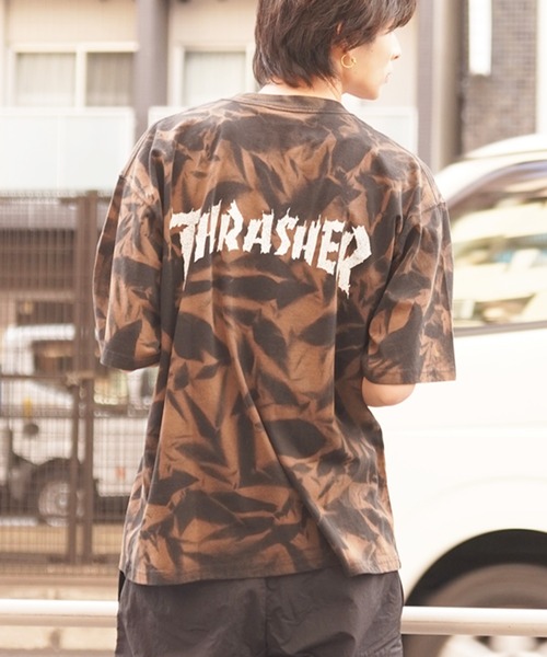 Thrasher スラッシャー Tシャツ オールドスケート ヴィンテージ 希少 デザイン 90s 90年代 ビンテージ THRASHER スラッシャー 黒