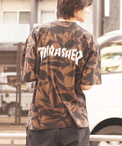 tシャツ Tシャツ メンズ 「ムラサキスポーツ限定」THRASHER/スラッシャー 半袖Tee ボックスシルエット ヴィンテージ THM-24SPSS｜zozo｜04