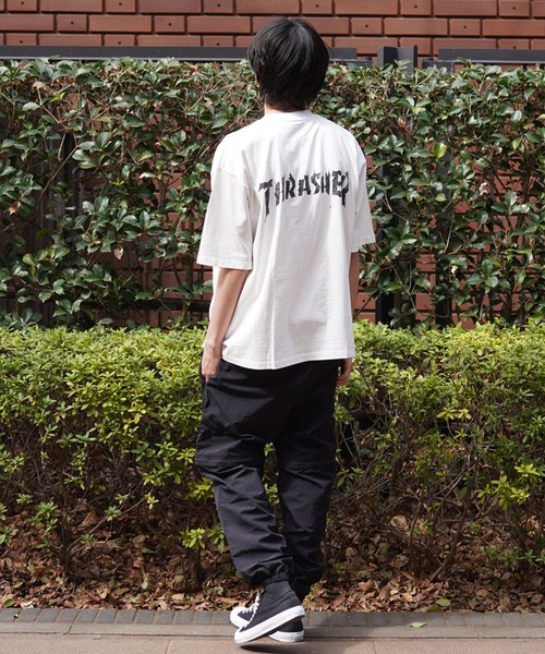 【珍品】vintage thrasher Tシャツ 80's スラッシャー THRASHER - 激レア80'S 当時物 THRASHER Tシャツ ヴィンテージ