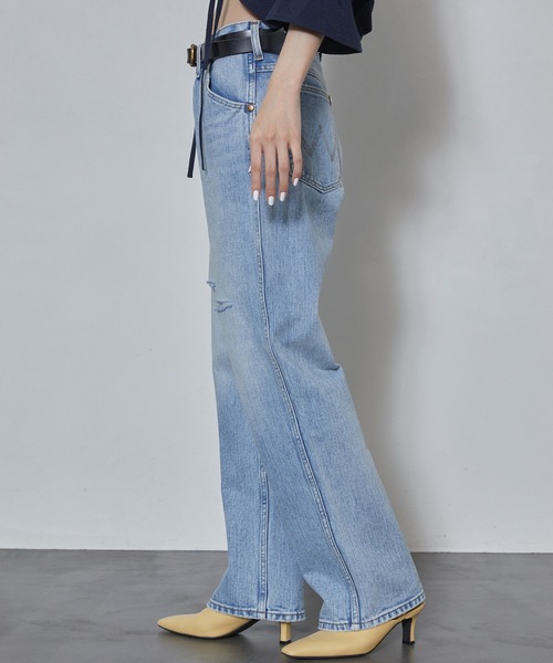 イタリア製　デニム　未使用品　ダメージデニム Wrangler ジーンズ デニム デニムパンツ Wrangler/ラングラー
