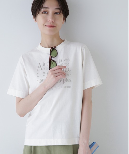 human woman / ヒューマンウーマン ◆リサイクルロゴＴシャツ human woman tシャツ リサイクルロゴTシャツ レディース
