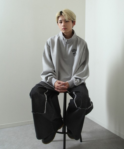 Nilway（ニルウェイ） ジーンズ パッチワーク ストレート ワイド