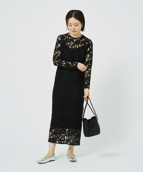 ワンピース レースロングワンピース レディース : 85145864 : ZOZOTOWN 
