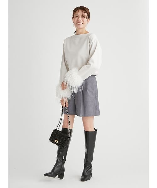 tシャツ フェザーライクドッキングスウェット レディース CELFORD tシャツ フェザーライクドッキングスウェット