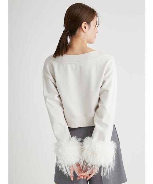 CELFORD tシャツ フェザーライクドッキングスウェット