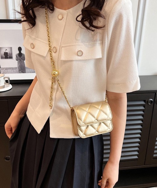 Mignonjour ショルダーバッグ バッグ ミニ Mignonjour/キルティング