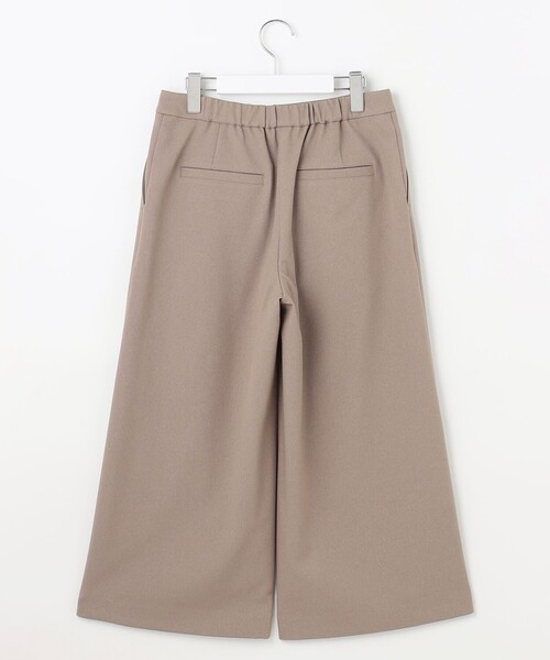 【新品タグ付き】J.PRESS ジェイプレス ワイドパンツ WEB限定カラーあり・洗える】T/Rアルガンシルク ワイド パンツ