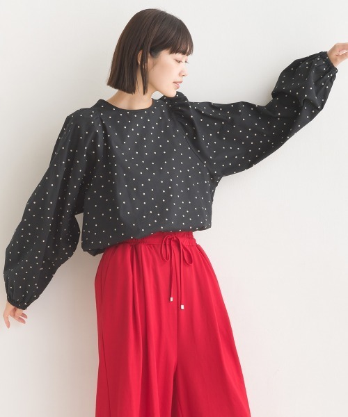 OMNES（オムネス） ブラウス シャツ 製品洗いコットンブロード