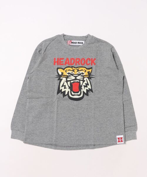 HEAD ROCK（ヘッドロック） tシャツ 長袖オーバーサイズTシャツ キッズ 
