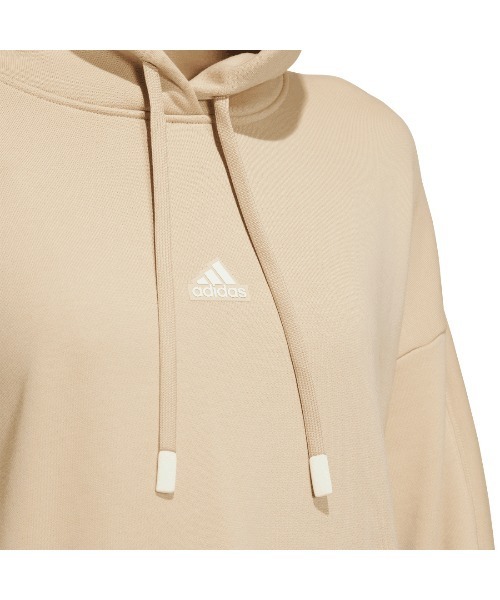 adidas  ワーディング ルーズフィット フリース フード付きチュニック adidas/アディダス ワーディング ルーズフィット フリース