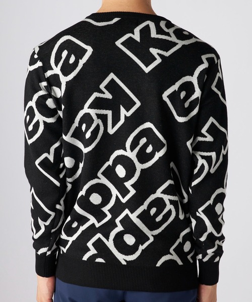Kappa（カッパ） セーター ニット ロゴジャガード Vネックセーター