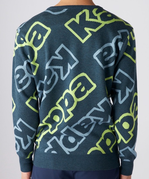 Kappa（カッパ） セーター ニット ロゴジャガード Vネックセーター