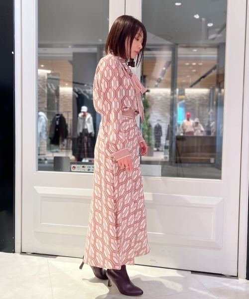 PINKY&DIANNE ［冨張愛コラボ］マルチカラープリントスカート｜レディース 