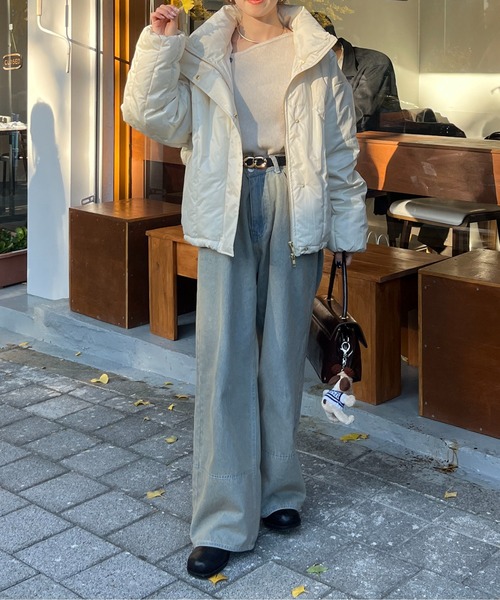 Thevon（ゼヴォン） ダウンコート ダウンジャケット スタンドネック