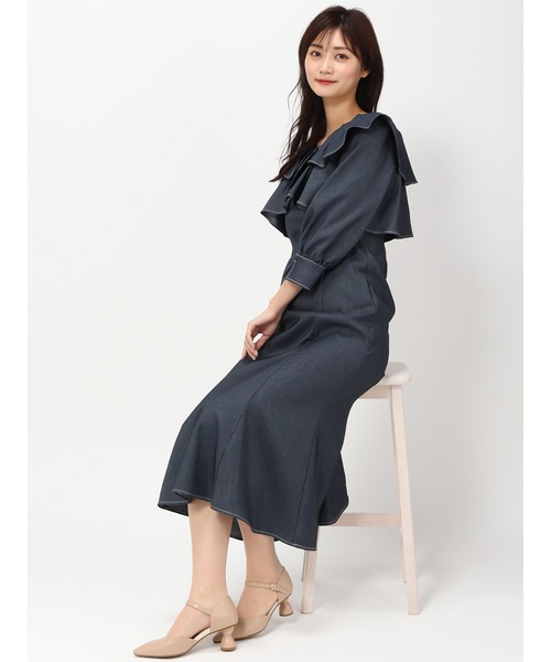 新品未使用 MISCH MASCH ドレスワンピース M レディース MISCH MASCH ドレス レース切替ワンピース「結婚式/オケージョン