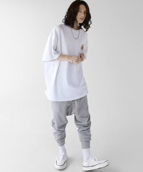 minsobi（ミンソビ） サルエルパンツ FREE ブラック メンズ : ZOZOTOWN