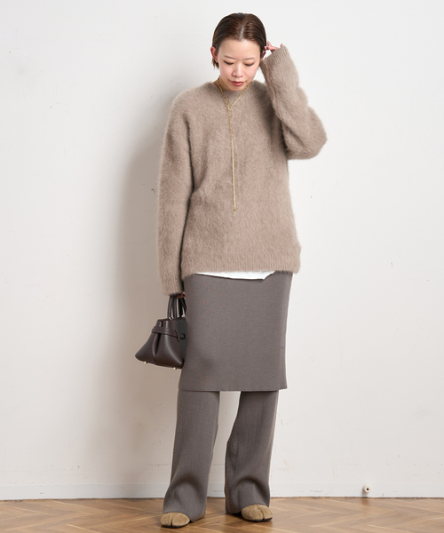 AP STUDIO リブスカートパンツ EVERYDAY I LIKE. EVERYDAY I LIKE. パンツ リブスカートパンツ レディース : ZOZOTOWN
