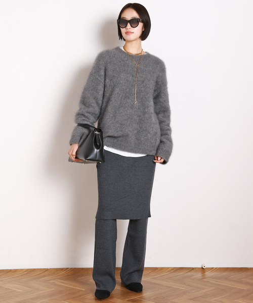 EVERYDAY I LIKE. パンツ リブスカートパンツ レディース : ZOZOTOWN