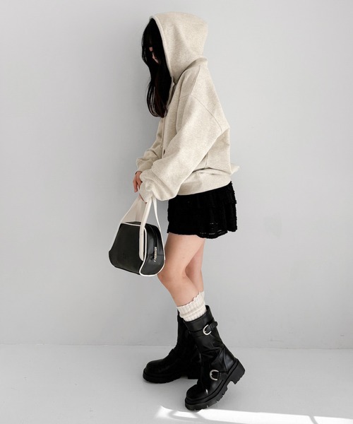 Heather（ヘザー） スカート レースフリルミニスカート 319845