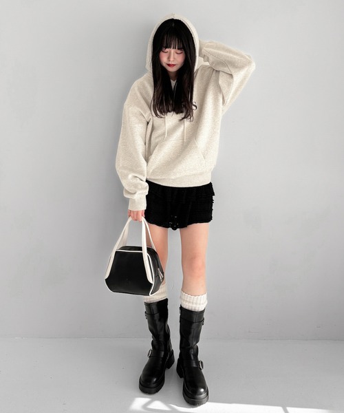 Heather（ヘザー） スカート レースフリルミニスカート 319845