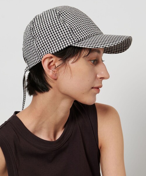 UNITED ARROWS ギンガムチェック キャップ UNITED ARROWS キャップ 帽子 ギンガムチェック UV レディース