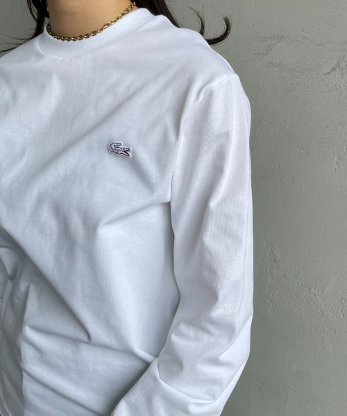 LACOSTE★メンズ 長袖 ロゴ クルーネック トップス Tシャツ LACOSTE ラコステ メンズ 長袖 コットン Tシャツ クルーネック