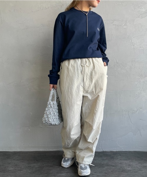 tシャツ 「LACOSTE/ラコステ」 ワンポイントロゴ クルーネックロンT レディース メンズ LACOSTE tシャツ 「LACOSTE/ラコステ」 ワンポイントロゴ クルー