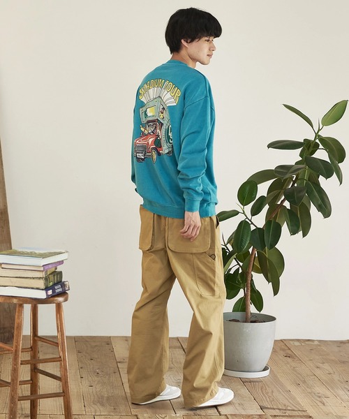 ハグオーワー　スウェット go slow caravan トレーナー スウェット Duckster/ダックスター