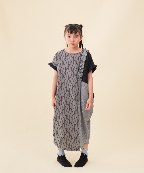 unica（ユニカ） ワンピース 切替えドルマンワンピース キッズ 子供服