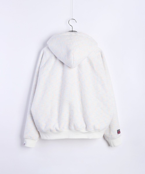 【出品15日迄 最安値】GRANCYヘビーウェイトフルジップパーカー ホワイト GRANCY】Heavyweight LayerDesign FullzipHoodie