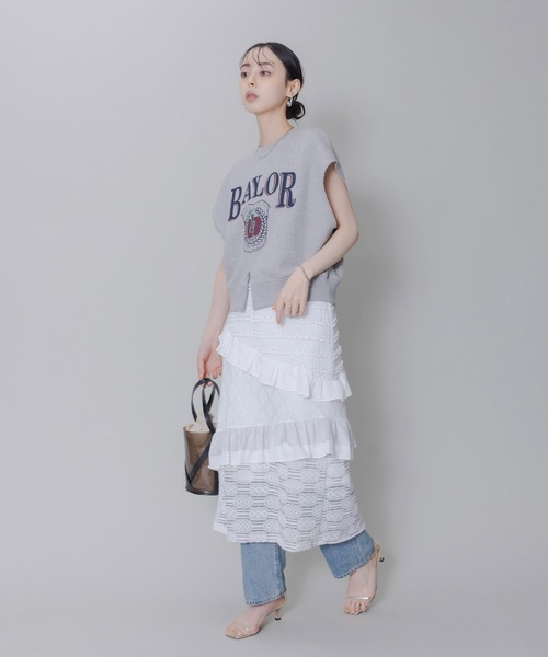 新品　今季　新作　エイミーロウ　Eimee LawカレッジロゴZIPトップス Eimee Law カレッジロゴZIPトップス レディース : ZOZOTOWN