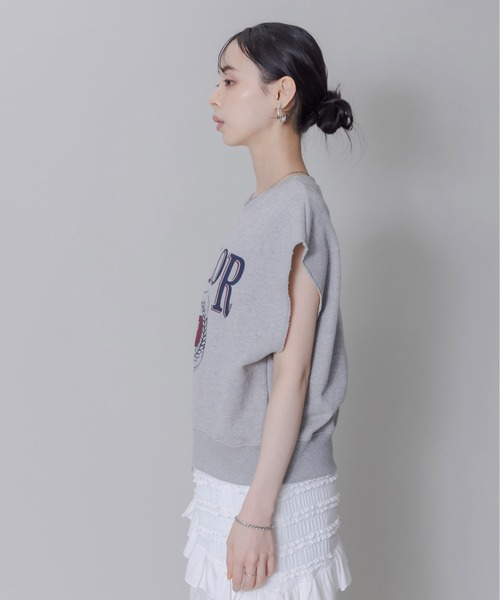 Eimee Law カレッジロゴZIPトップス レディース : ZOZOTOWN
