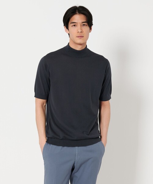 ー*ー様 JOHN SMEDLEY コットン　モックネック　ニット JOHN SMEDLEY｜ジョンスメドレー日本公式
