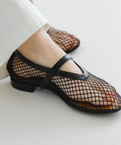 URBAN RESEARCH（アーバンリサーチ） パンプス メッシュフラット