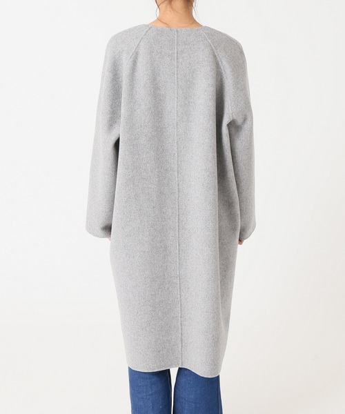 新品未使用・タグ付・フレームワーク・ ローゲージニットコート・ベージュ・ロング丈 FRAMeWORK（フレームワーク） コート 38 ベージュ レディース